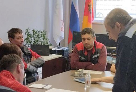 На заводе ООО «НПО Тверьторгмаш» завершился второй модуль очного обучения участников рабочей группы проекта по повышению производительности труда